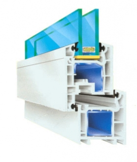 VEKA Softline trijų kamerų sistema