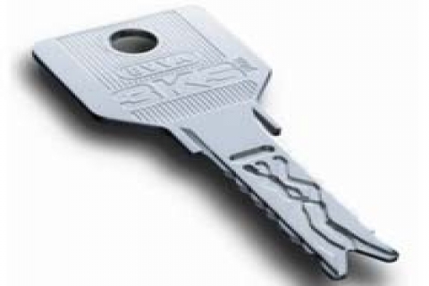 Bazinė EVVA 3KSplus - 3 Curve System spyna su cilindro apdaila